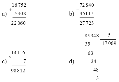Đề kiểm tra học kì 2 Toán 3 Chân trời sáng tạo - Đề số 8 1 2