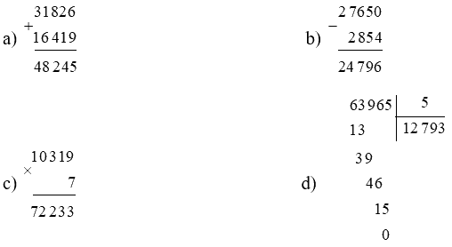 Đề kiểm tra học kì 2 Toán 3 Chân trời sáng tạo - Đề số 9 1 1