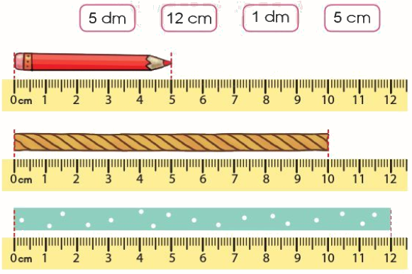 Đề-xi-mét (trang 12, 13) 0 1