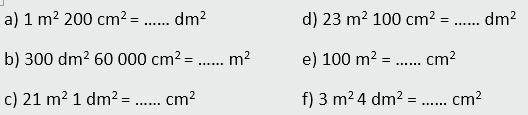 Đề-xi-mét vuông là gì? Mét vuông là gì? Mi-li-mét vuông là gì? - Toán 4 5