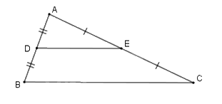 Định nghĩa đường trung bình của tam giác 1