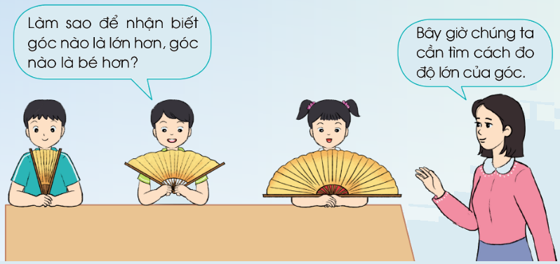 Đơn vị đo góc là gi? Các đo góc bằng thước đo góc - Toán 4 1