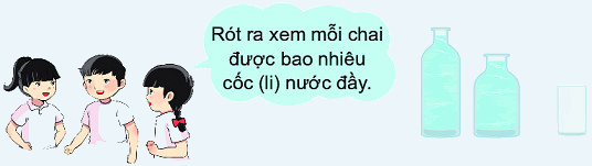 Đựng nhiều nước, đựng ít nước 1