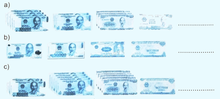 Giải bài 10: Số có sáu chữ số. Số 1 000 000 (tiết 1) trang 36, 37 vở bài tập Toán 4 - Kết nối tri thức với cuộc sống 3