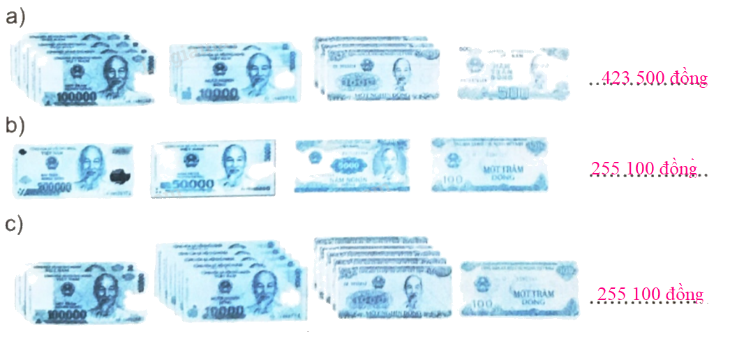 Giải bài 10: Số có sáu chữ số. Số 1 000 000 (tiết 1) trang 36, 37 vở bài tập Toán 4 - Kết nối tri thức với cuộc sống 4