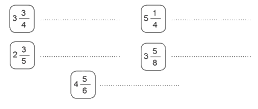 Giải bài 11: Hỗn số trang 32, 33 vở bài tập Toán 5 - Cánh diều 2
