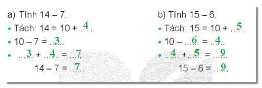 Giải bài 11: Phép trừ (qua 10) trong phạm vi 20 (tiết 3) trang 45, 46 Vở bài tập toán 2 - Kết nối tri thức với cuộc sống 0 2