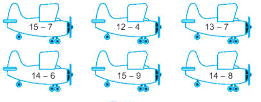Giải bài 11: Phép trừ (qua 10) trong phạm vi 20 (tiết 3) trang 45, 46 Vở bài tập toán 2 - Kết nối tri thức với cuộc sống 5