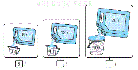 Giải bài 16: Lít (tiết 2) trang 62, 63 Vở bài tập toán 2 - Kết nối tri thức với cuộc sống 3