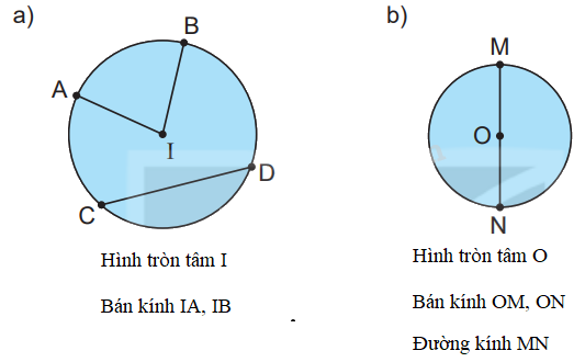 Giải bài 17: Hình tròn. Tâm, bán kính, đường kính của hình tròn (tiết 1) trang 47 vở bài tập Toán 3 - Kết nối tri thức với cuộc sống 2