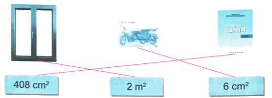 Giải bài 18: Đề-xi-mét vuông, mét vuông, mi-li-mét vuông (tiết 2) trang 60 vở bài tập Toán 4 - Kết nối tri thức với cuộc sống 1 2