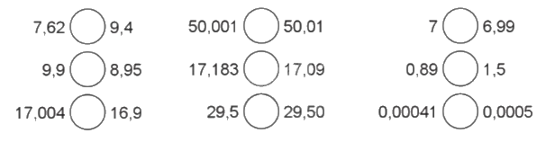Giải bài 18: So sánh các số thập phân trang 45, 46 vở bài tập Toán 5 - Cánh diều 0 1