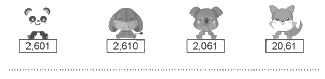 Giải bài 18: So sánh các số thập phân trang 45, 46 vở bài tập Toán 5 - Cánh diều 1 1
