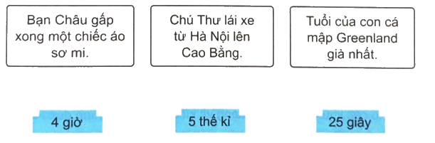 Giải bài 19: Giây, thế kỉ (tiết 2) trang 67 vở bài tập Toán 4 - Kết nối tri thức với cuộc sống 1