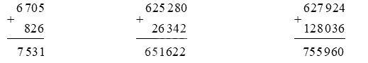 Giải bài 22: Phép cộng các số có nhiều chữ số (tiết 2) trang 77 vở bài tập Toán 4 - Kết nối tri thức với cuộc sống 0 1