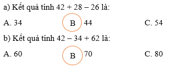 Giải bài 23: Phép trừ (có nhớ) số có hai chữ số cho số có hai chữ số (tiết 4) trang 88 Vở bài tập toán 2 - Kết nối tri thức với cuộc sống 4