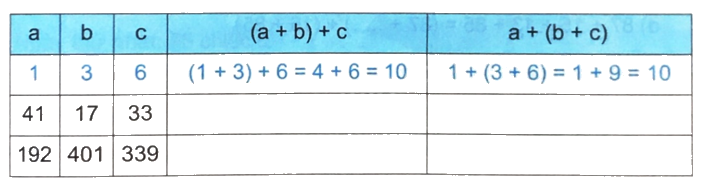 Giải bài 24: Tính chất giao hoán và kết hợp của phép cộng (tiết 2) trang 83 vở bài tập Toán 4 - Kết nối tri thức với cuộc sống 0 1