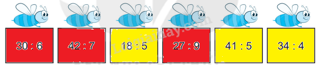 Giải bài 25: Phép chia hết, phép chia có dư (tiết 1) trang 64 vở bài tập Toán 3 - Kết nối tri thức với cuộc sống 1 2