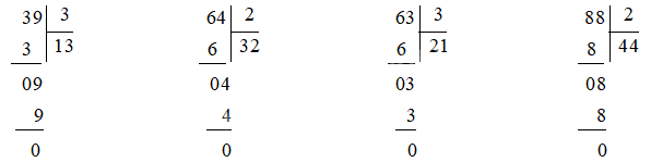 Giải bài 26: Chia số có hai chữ số cho số có một chữ số (tiết 1) trang 66 vở bài tập Toán 3 - Kết nối tri thức với cuộc sống 1 1