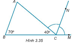 Giải bài 3.35 trang 49 sách bài tập toán 7 - Kết nối tri thức với cuộc sống 1