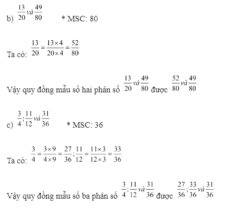 Giải bài 3: Ôn tập phân số (tiết 1) trang 11, 12 vở bài tập Toán 5 - Kết nối tri thức 5