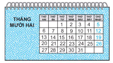 Giải bài 30: Ngày - tháng (tiết 1) trang 110 Vở bài tập toán 2 - Kết nối tri thức với cuộc sống 1 1