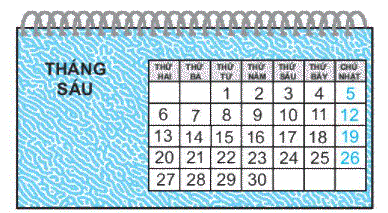 Giải bài 31: Thực hành và trải nghiệm xem đồng hồ, xem lịch (tiết 2) trang 116 Vở bài tập toán 2 - Kết nối tri thức với cuộc sống 2