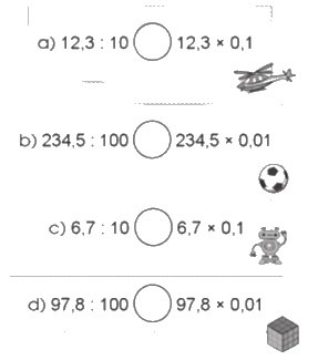 Giải bài 32: Chia một số thập phân cho 10, 100, 1 000, ... trang 77, 78 vở bài tập Toán 5 - Cánh diều 1 1