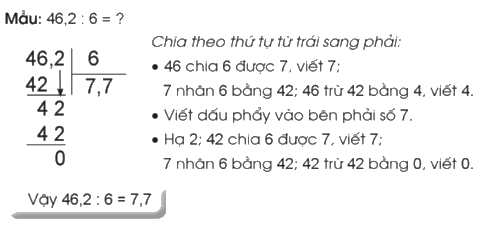 Giải bài 33: Chia một số thập phân cho một số tự nhiên trang 79, 80, 81 vở bài tập Toán 5 - Cánh diều 2
