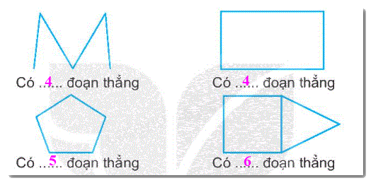 Giải bài 34: Ôn tập hình phẳng (tiết 1) trang 126 Vở bài tập toán 2 - Kết nối tri thức với cuộc sống 0 2