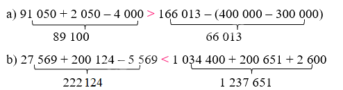 Giải bài 34: Ôn tập phép cộng, phép trừ (tiết 3) trang 122 vở bài tập Toán 4 - Kết nối tri thức với cuộc sống 3 1