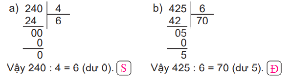 Giải bài 37: Chia số có ba chữ số cho số có một chữ số (tiết 2) trang 91 vở bài tập Toán 3 - Kết nối tri thức với cuộc sống 8