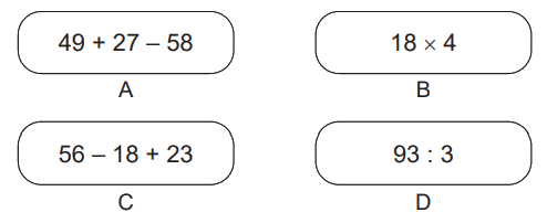 Giải bài 38: Biểu thức số. Tính giá trị của biểu thức số (tiết 1) trang 94 vở bài tập Toán 3 - Kết nối tri thức với cuộc sống 2 1