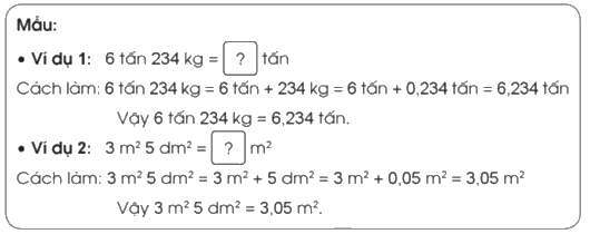 Giải bài 38: Viết các số đo đại lượng dưới dạng số thập phân trang 92, 93 vở bài tập Toán 5 - Cánh diều 3 1