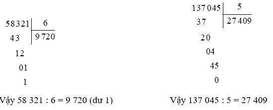 Giải bài 39: Chia cho số có một chữ số (tiết 1) trang 6 vở bài tập Toán 4 - Kết nối tri thức với cuộc sống 4