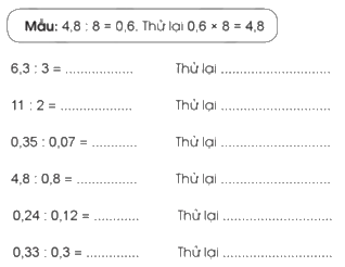 Giải bài 39: Luyện tập chung trang 94, 95, 96 vở bài tập Toán 5 - Cánh diều 6