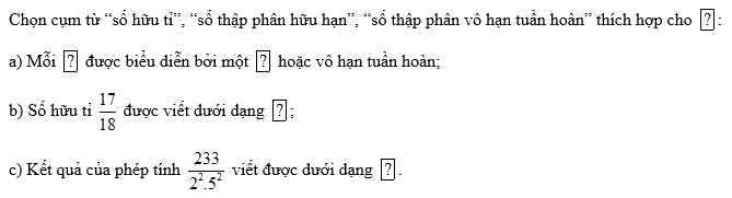 Giải Bài 39 trang 24 sách bài tập toán 7 tập 1 - Cánh diều 1
