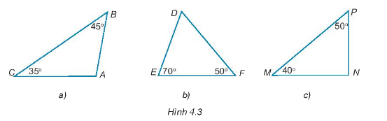 Giải bài 4.1 trang 52 sách bài tập toán 7 - Kết nối tri thức với cuộc sống 1