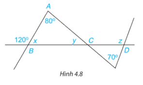 Giải bài 4.3 trang 62 SGK Toán 7 tập 1 - Kết nối tri thức 1