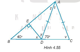 Giải bài 4.51 trang 72 sách bài tập toán 7 - Kết nối tri thức với cuộc sống 1