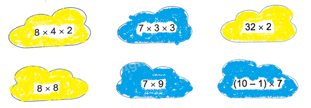 Giải bài 40: Tính chất giao hoán và kết hợp của phép nhân (tiết 2) trang 11 vở bài tập Toán 4 - Kết nối tri thức với cuộc sống 1 2