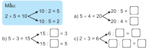 Giải bài 41: Phép chia (tiết 1) Vở bài tập toán 2 - Kết nối tri thức với cuộc sống 3
