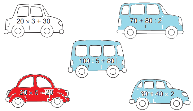 Giải bài 42: Ôn tập biểu thức số (tiết 1) trang 106 vở bài tập Toán 3 - Kết nối tri thức với cuộc sống 3 2