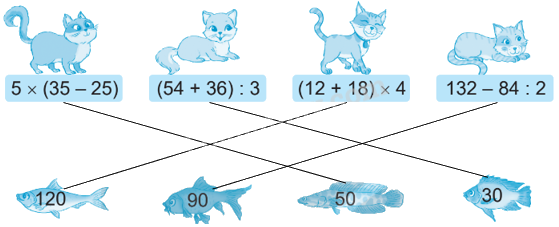 Giải bài 42: Ôn tập biểu thức số (tiết 2) trang 107 vở bài tập Toán 3 - Kết nối tri thức với cuộc sống 2 2