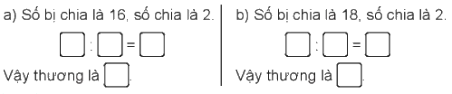 Giải bài 42: Số bị chia, số chia, thương (tiết 2) Vở bài tập toán 2 - Kết nối tri thức với cuộc sống 1 1