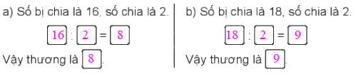 Giải bài 42: Số bị chia, số chia, thương (tiết 2) Vở bài tập toán 2 - Kết nối tri thức với cuộc sống 4