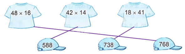 Giải bài 43: Nhân với số có hai chữ số (tiết 1) trang 21 vở bài tập Toán 4 - Kết nối tri thức với cuộc sống 3