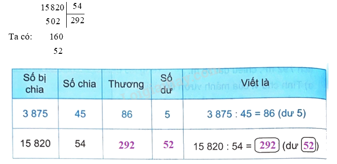Giải bài 44: Chia cho số có hai chữ số (tiết 3) trang 27 vở bài tập Toán 4 - Kết nối tri thức với cuộc sống 1 2