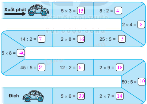 Giải bài 45: Luyện tập chung (tiết 2) trang 25 Vở bài tập toán 2 - Kết nối tri thức với cuộc sống 2