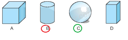 Giải bài 46: Khối trụ, khối cầu (tiết 1) Vở bài tập toán 2 - Kết nối tri thức với cuộc sống 2